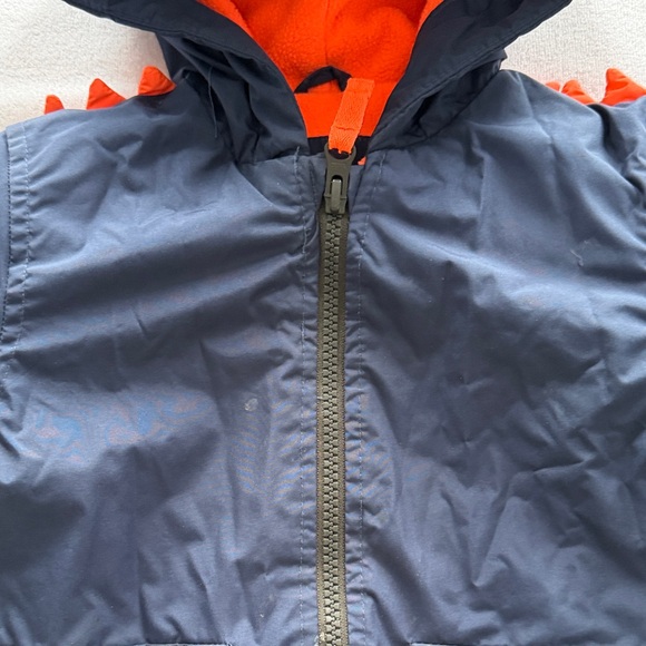 Kids Navy Blue Dinosaur Jacket - Picture 5 of 7